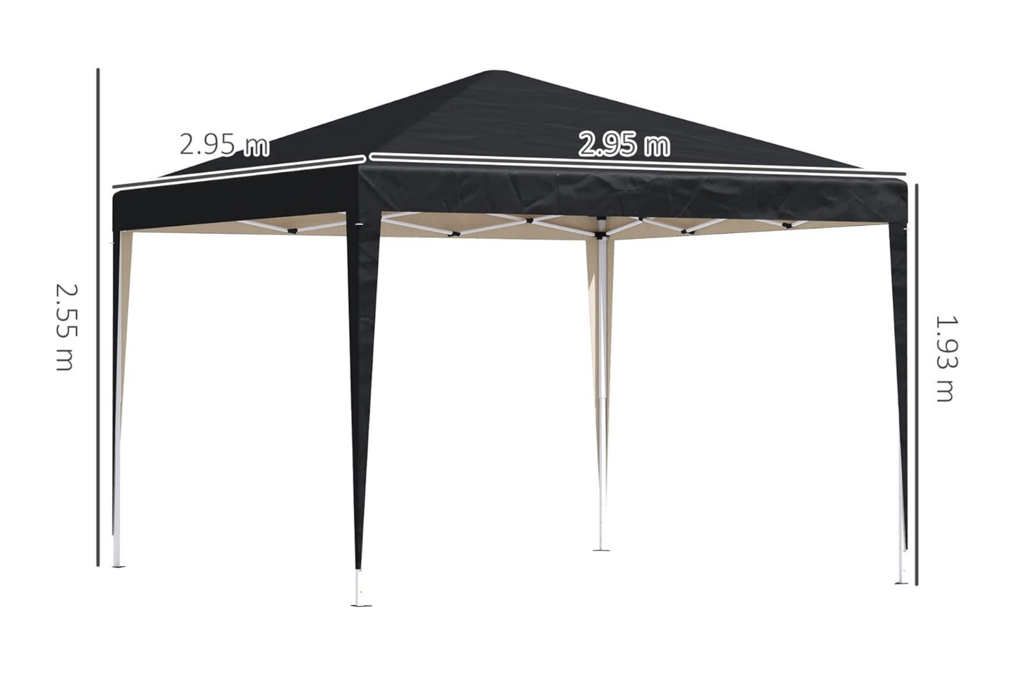 3m x 3m Gazebo - without sides